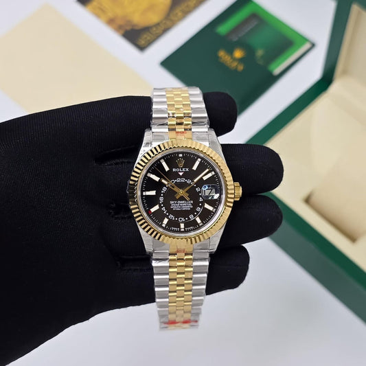 Rolex Sky-Dweller Black For Men