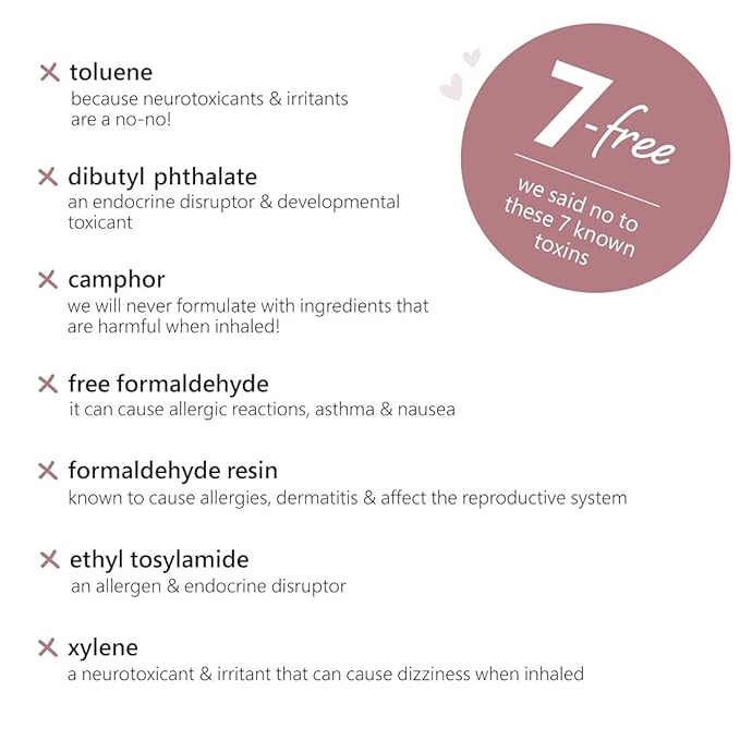 Plum Color Affair Nail Polish | 7-Free Formula | High Shine & Plump Finish | 100% Vegan & Cruelty Free Nailpaint | Pink Blossom - 130 | 11 ml