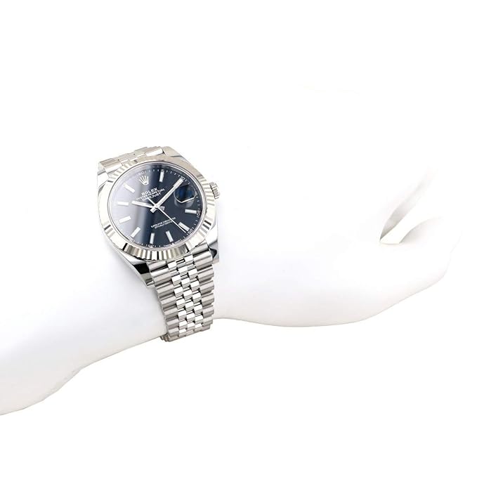 Rolex ROLEX Date just 41 126334 Bright Black Dial Watch Men's