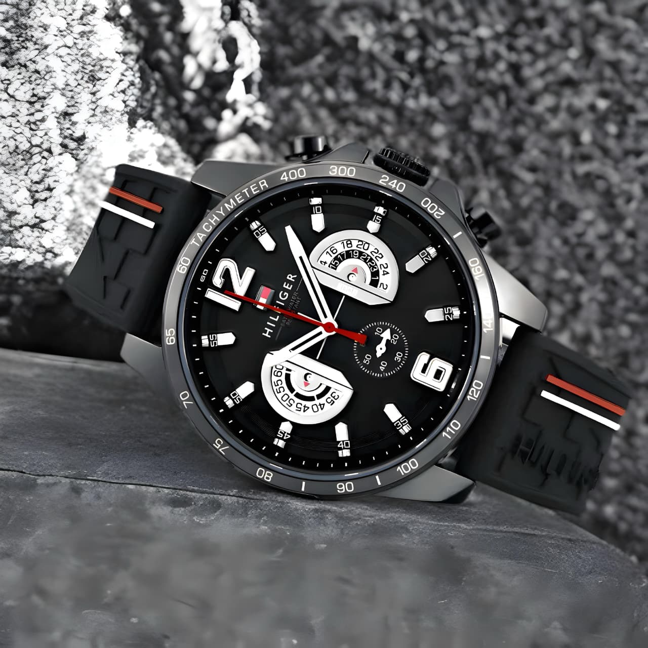 Tommy Hilfiger Men's Decker Black Dial Watch - 1791473