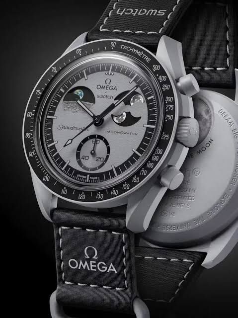 Swatch MoonSwatch Omega x Mission to Earthphase Bioceramic Wrist Watch