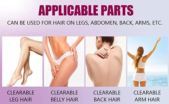 FLETIX Crystal Hair Eraser Stone, Hair Removal Eraser Exfoliator Tool