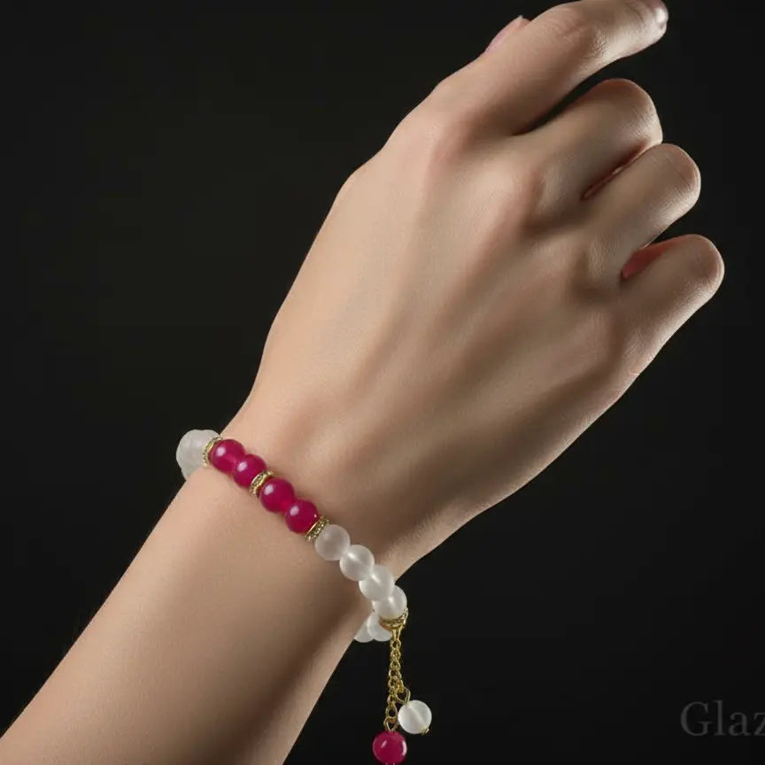 Crystal Beaded Bracelet.