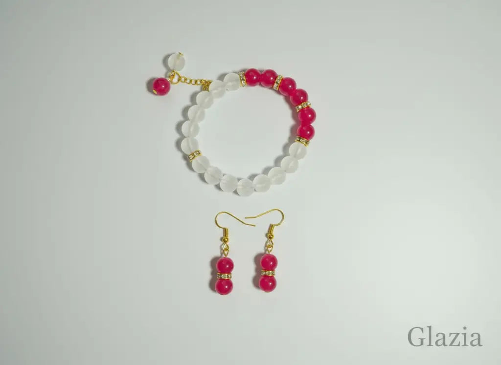 Crystal Beaded Bracelet.