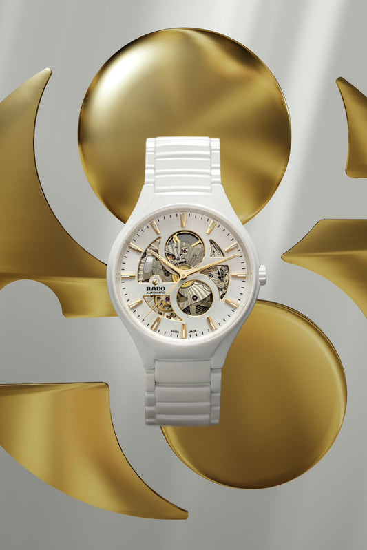 Rado White Ceramic Skeleton Automatic Watch – Luxury Edition