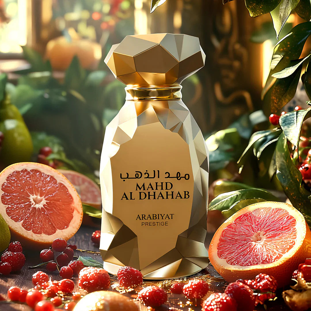 Arabiyat Mahd Al Dhahab EDP 100 ml – Unisex Citrus Spicy Woody with Bergamot, Oud & Vanilla