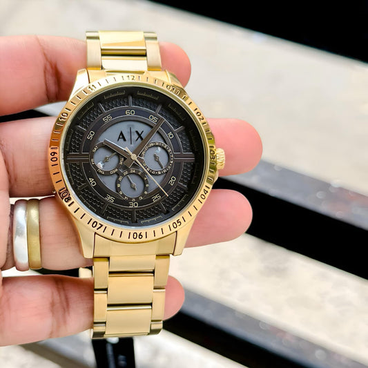 Armani Exchange Analog Black Dial Men's Stainless Steel Watch-AX2461