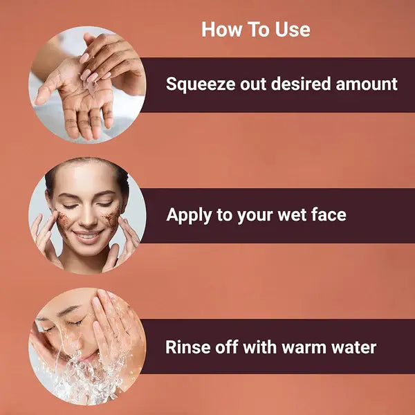 Bombay Shaving Company Coffee Face Scrub. Skin Brightening Formula