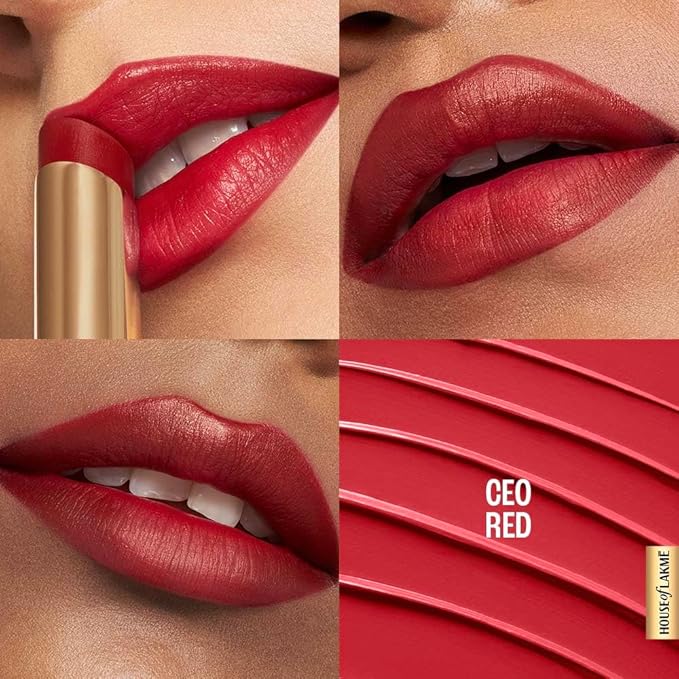 Lakme 9to5 Hya Matte Lipstick CEO Red 3.6gm