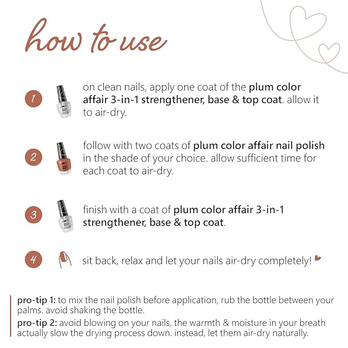 Plum Color Affair Nail Polish | 7-Free Formula | High Shine & Plump Finish | 100% Vegan & Cruelty Free Nailpaint | Apri-Caught - 125 | 11 ml