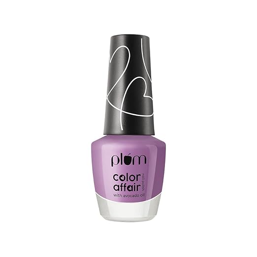 Plum Color Affair Nail Polish Summer Sorbet Collection | High Shine & P Finish | 7-Free Formula | 100% Vegan & Cruelty Free | Black Grape - 156,Matte,11 Ml