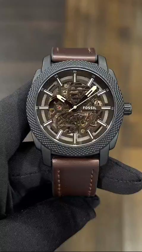 Men Fossil Modern Machine Automatic