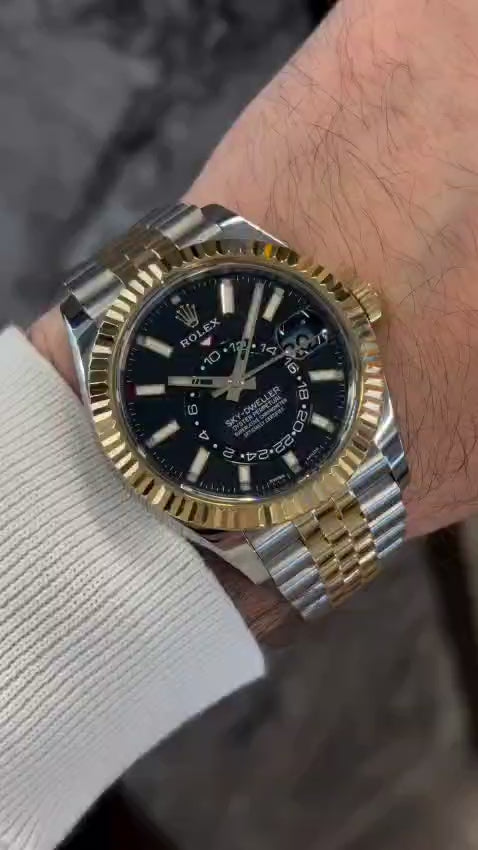 Rolex Sky-Dweller Black For Men