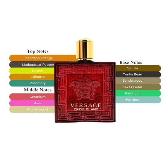 Versace Eros Flame Eau De Parfum Natural Spray 100 ml
